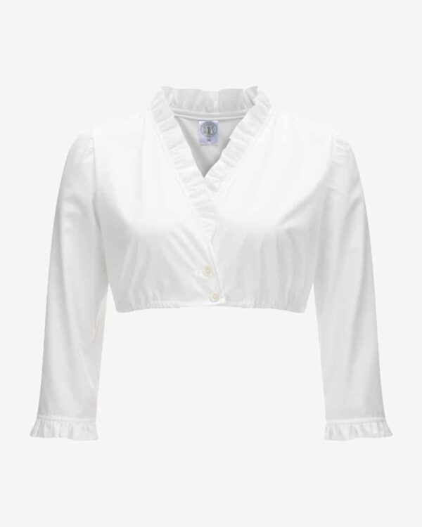 Graciella Dirndlbluse für Damen von Tostmann in Weiß. Das traditionelle Modellerhält dank hochwertiger Baumwolle sowie raffinierter Rüschen-Details.... Mehr Details bei Lodenfrey.com!