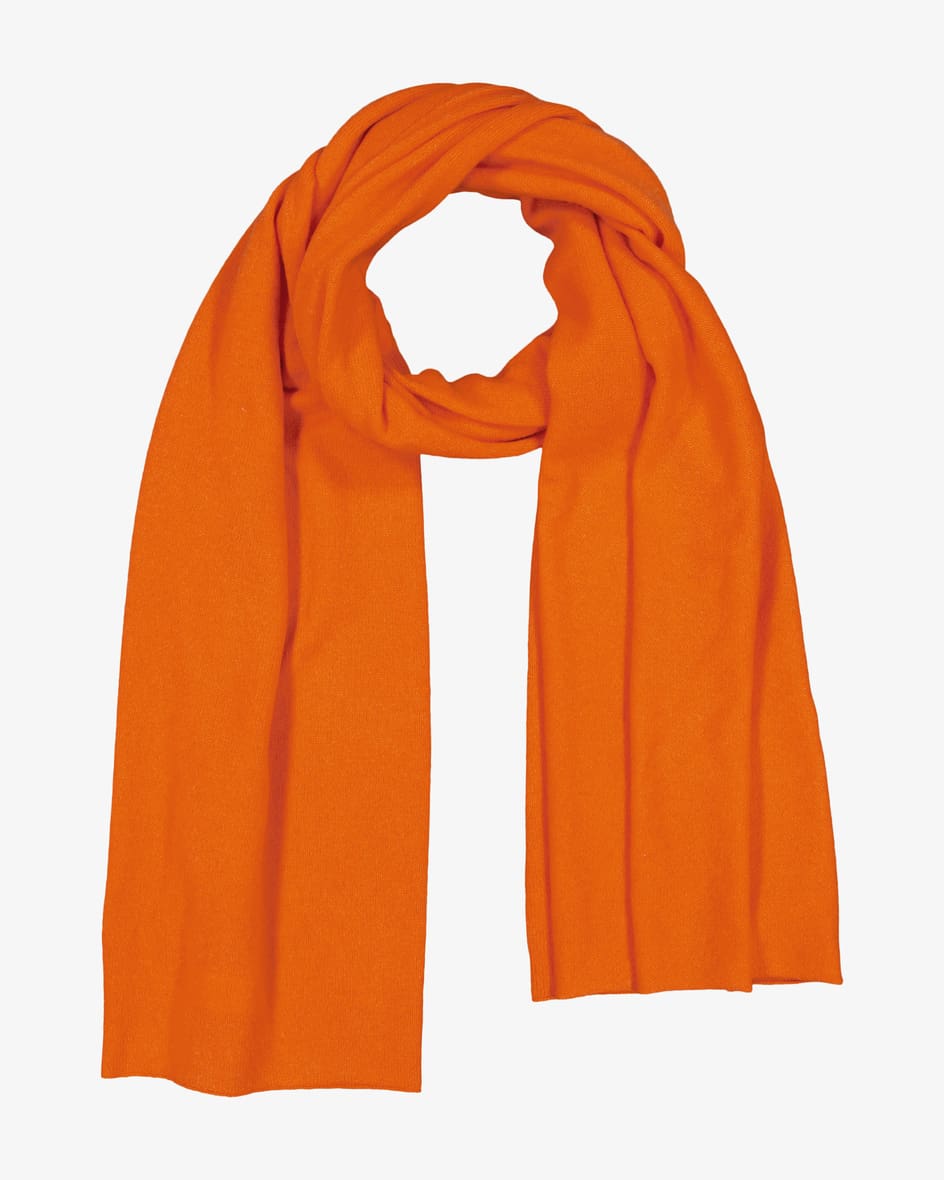 Cashmere-Schal für Damen von (The Mercer) N.Y. in Orange. Das Modell überzeugtin klassischer Aufmachung und minimalistischem Design