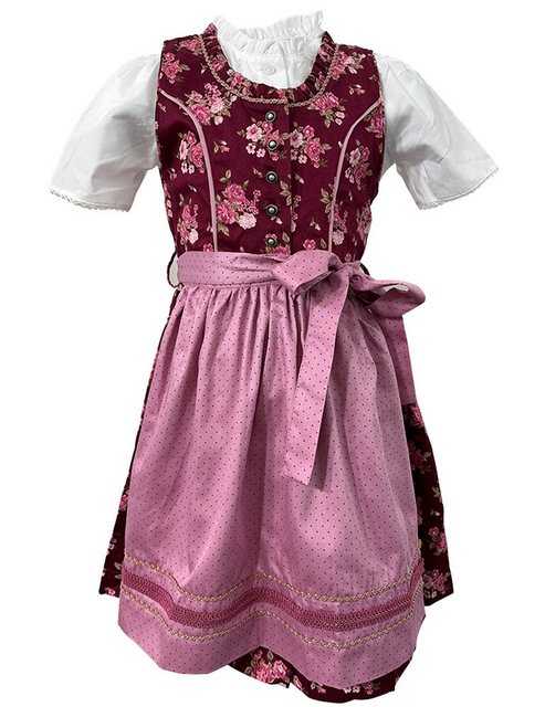 Isar-Trachten Dirndl Isar-Trachten Kinder Dirndl ‚Emma‘ 3-tlg. mit Blus