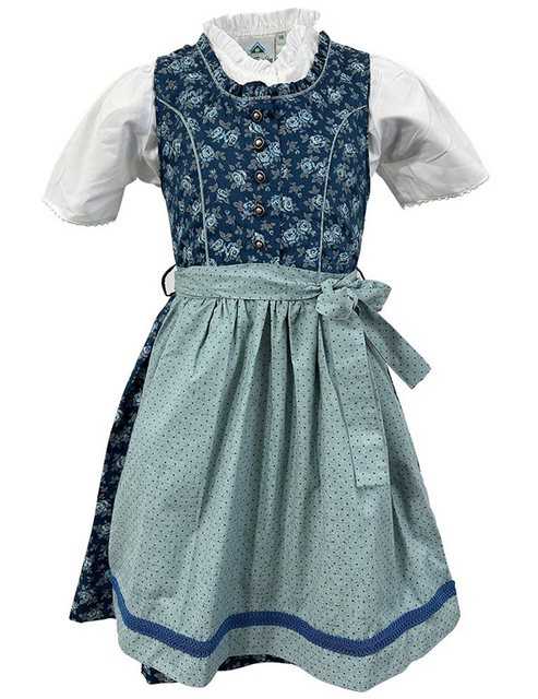 Isar-Trachten Dirndl Isar-Trachten Kinder Dirndl ‚Emma‘ 3-tlg. mit Blus