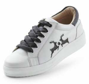 Maddox MADDOX Damen Trachten Sneaker Dorli – Leder Schuhe Sneaker