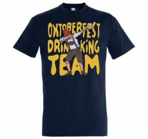 Youth Designz Print-Shirt Oktoberfest Drinking Team Herren T-Shirt mit lustigem Spruch und Trachten Print