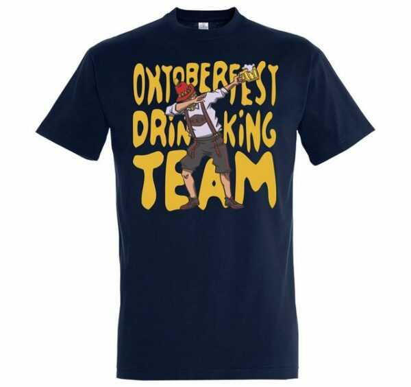 Youth Designz Print-Shirt Oktoberfest Drinking Team Herren T-Shirt mit lustigem Spruch und Trachten Print