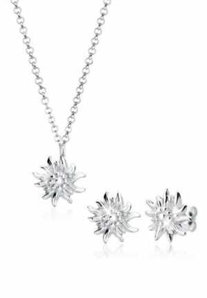 Elli Schmuckset Elli Schmuckset Edelweiss Tracht 925 Silber