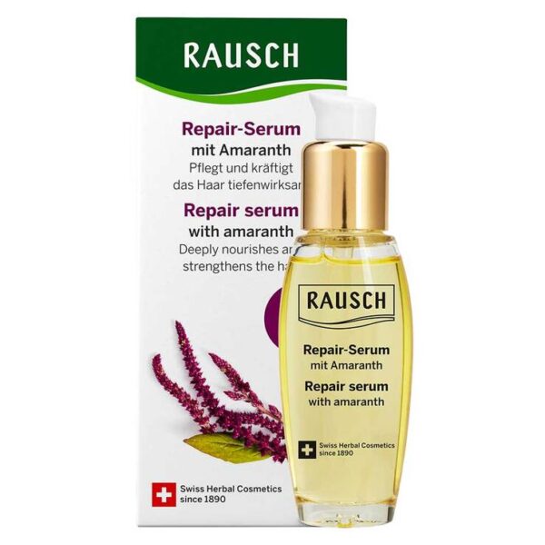 Rausch Repair-Serum mit Amaranth - Reparatur für strapaziertes Haar.    reichhaltiges Serum für strapaziertes Haar dreifach-Wirkung: Reparatur