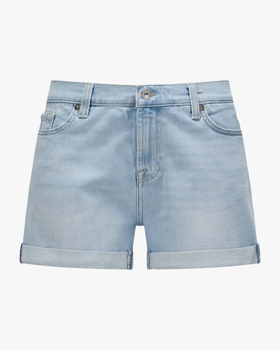 7 For All Mankind- Mid Roll Jeansshorts | Damen