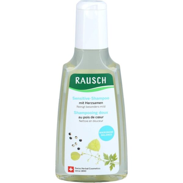 RAUSCH Sensitive-Shampoo mit HerzsamenHersteller: RAUSCH (Deutschland) GmbHDarreichungsform: ShampooMildes Shampoo für gereizte