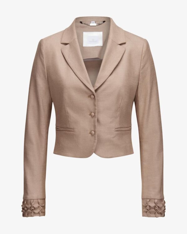 Trachtenblazer für Damen von Sportalm in Beige. Für elegante Trachten-Looks -Das verkürzte Modell avanciert dank klassischer Details zum modischen.... Mehr Details bei Lodenfrey.com!