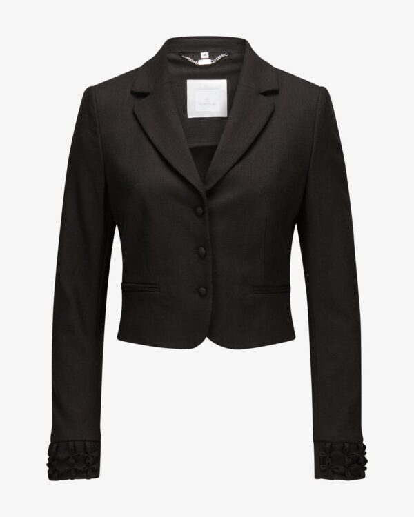 Trachtenblazer für Damen von Sportalm in Schwarz. Für elegante Trachten-Looks -Das verkürzte Modell avanciert dank klassischer Details zum modischen.... Mehr Details bei Lodenfrey.com!