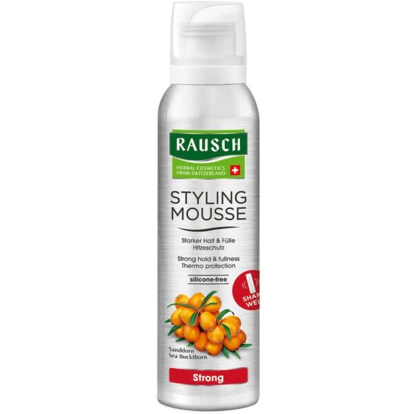 RAUSCH Styling Mousse strong AerosolHersteller: RAUSCH (Deutschland) GmbHDarreichungsform: SchaumVerleiht dem Haar Sprungkraft