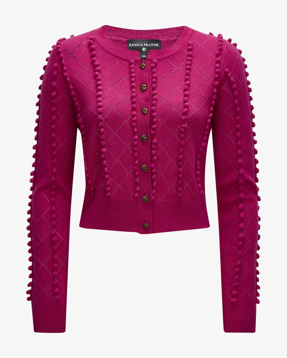 Amalia Trachten-Cashmere-Strickjacke für Damen von Kinga Mathe in Pink. Fürein optisches Highlight sorgt das traditionelle Modell aus.... Mehr Details bei Lodenfrey.com!