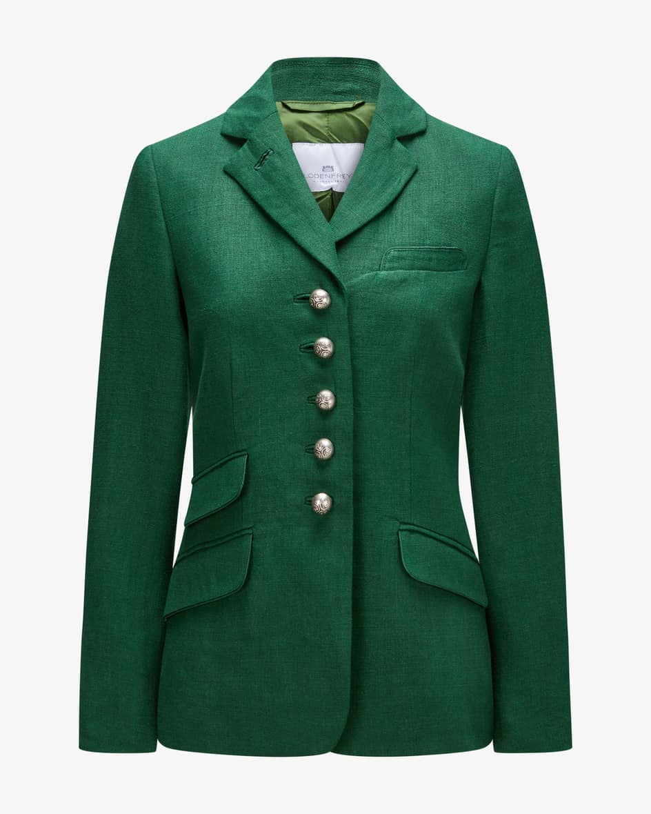 St. Gallen Trachten-Leinenblazer für Damen von LODENFREY München 1842 inDunkelgrün. Tradition und Moderne in perfektem Zusammenspiel – Das.... Mehr Details bei Lodenfrey.com!