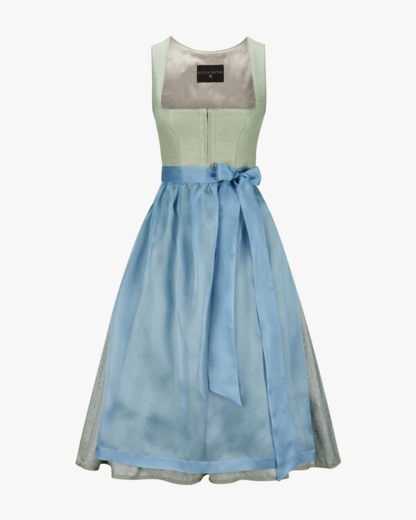 Alcamo Midi-Dirndl mit Seidenschürze für Damen von Kinga Mathe in Mint undBlau. Mit Liebe zum Detail entwirft das deutsche Label aufwendige.... Mehr Details bei Lodenfrey.com!