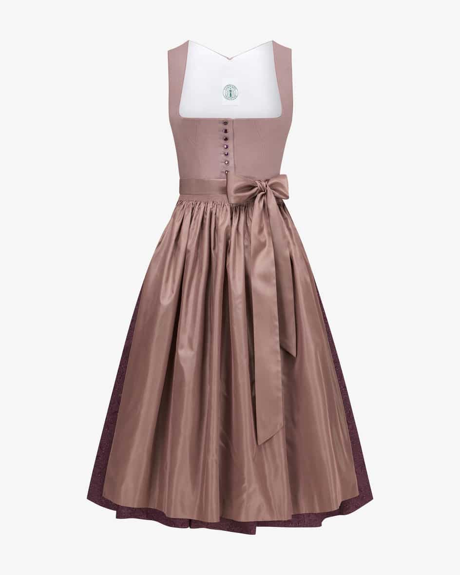 Biana Midi-Dirndl mit Seidenschürze für Damen von Tostmann in Rosé und Violett.Trachten-Handwerk aus Österreich - Das Modell überzeugt durch das.... Mehr Details bei Lodenfrey.com!