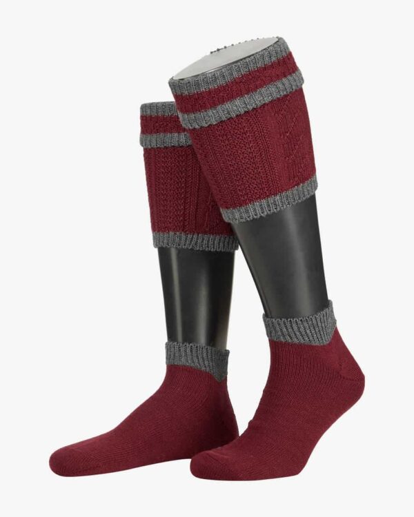 Loferl-Set für Herren von Lusana in Bordeaux und Grau. Spezialist fürTrachtensocken - Das in Wien gegründete Label hat seit über 100 Jahren.... Mehr Details bei Lodenfrey.com!