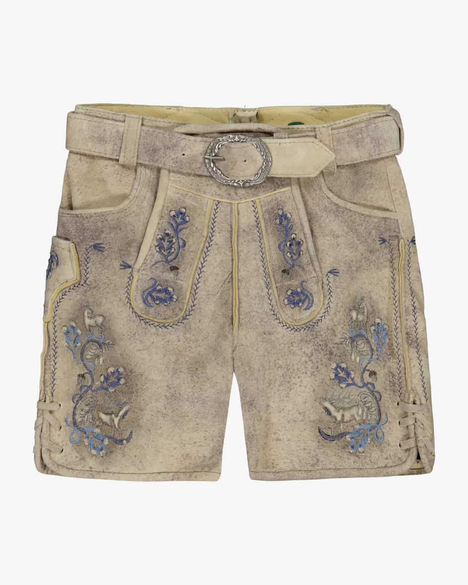 Kitz Lederhose aus Ziegenleder für Jungen von Beckert in Beige und Blau. DieLederhose aus hochwertigem Ziegenvelours überzeugt durch traditionelle.... Mehr Details bei Lodenfrey.com!