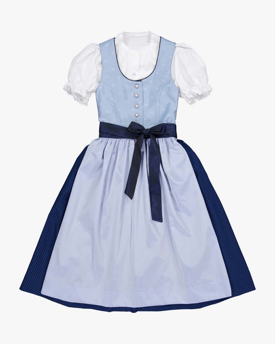 Lisa Dirndl mit Bluse und Schürze für Mädchen von Pacher in Hellblau und Marine.Das Modell punktet dank angenehmer Baumwoll-Qualität sowie dem.... Mehr Details bei Lodenfrey.com!