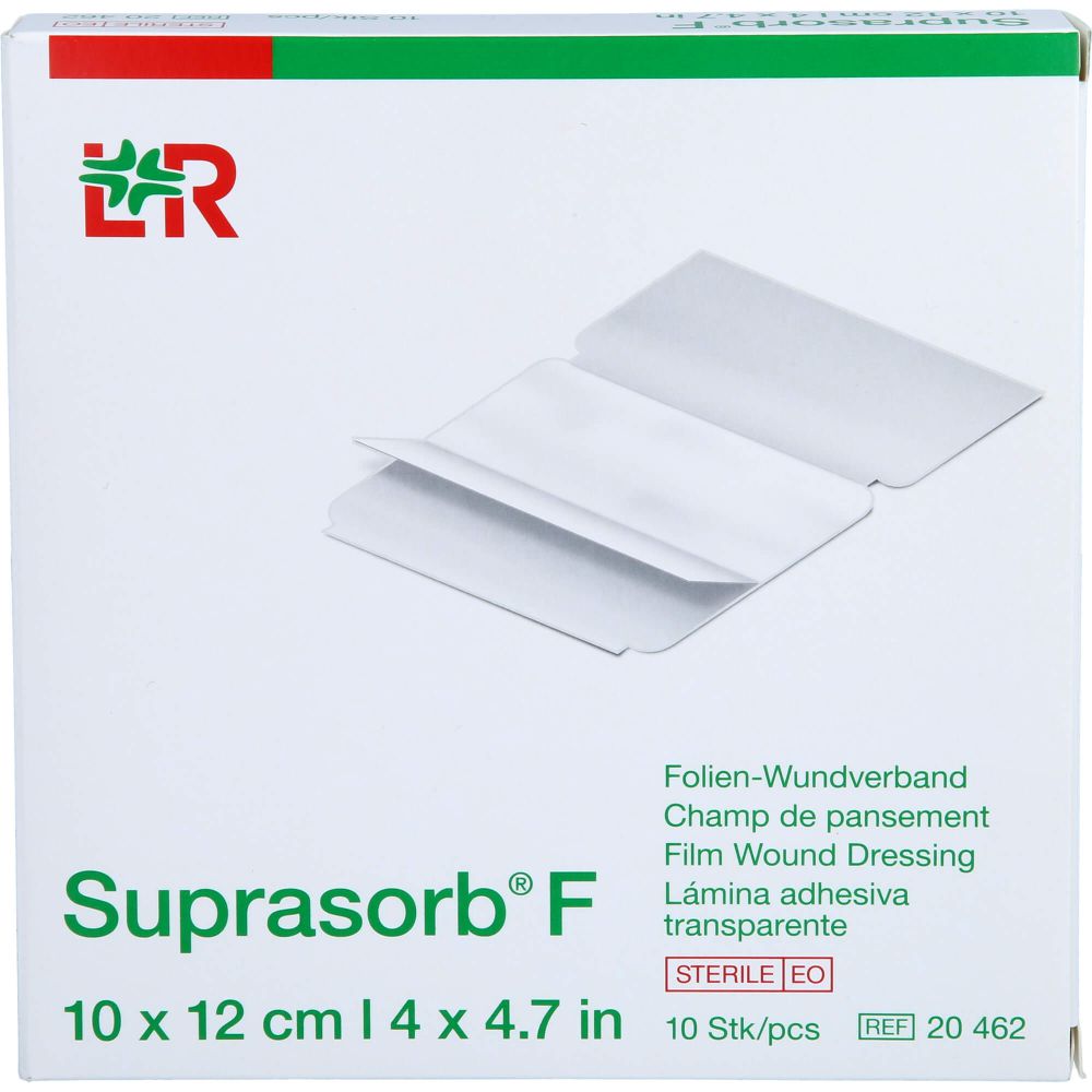 RAUSCH SUPRASORB F Folien Wundverb.10×12 cm steril