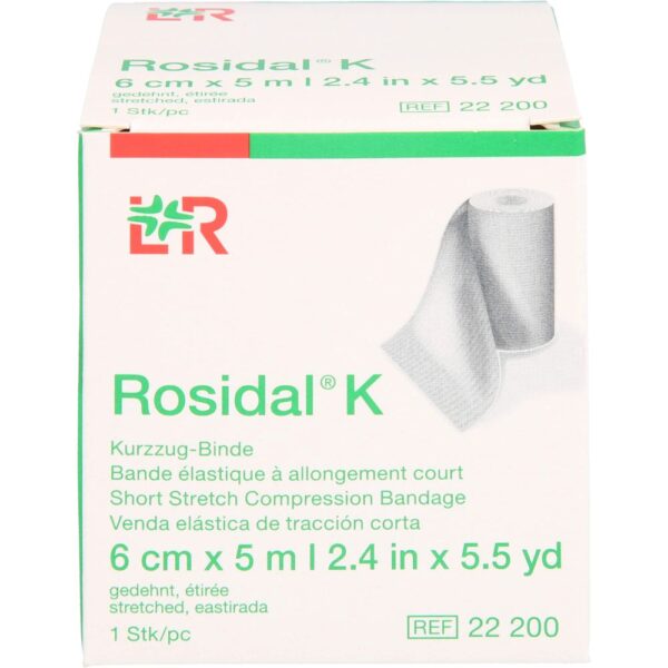 Produkteigenschaften:Rosidal KKurzzugbindeUm ans Therapieziel zu gelangen