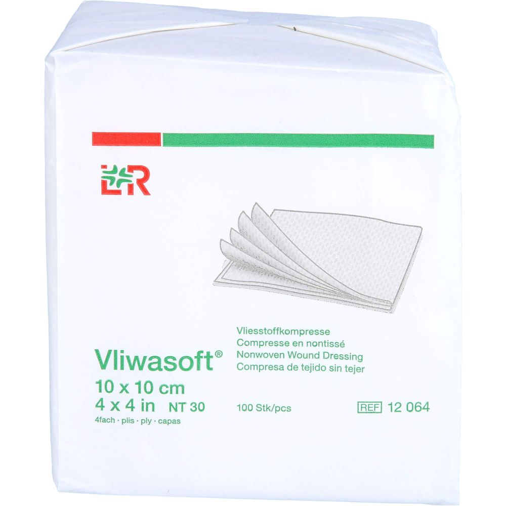 RAUSCH VLIWASOFT Vlieskompressen 10×10 cm unsteril 4l.