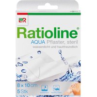 RAUSCH RATIOLINE aqua Duschpflaster Plus 8×10 cm steril