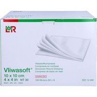 RAUSCH VLIWASOFT Vlieskompressen 10×10 cm steril 6l.