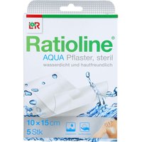 RAUSCH RATIOLINE aqua Duschpflaster Plus 10×15 cm steril