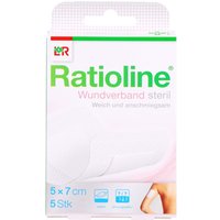 RAUSCH RATIOLINE Wundverband 7×5 cm steril