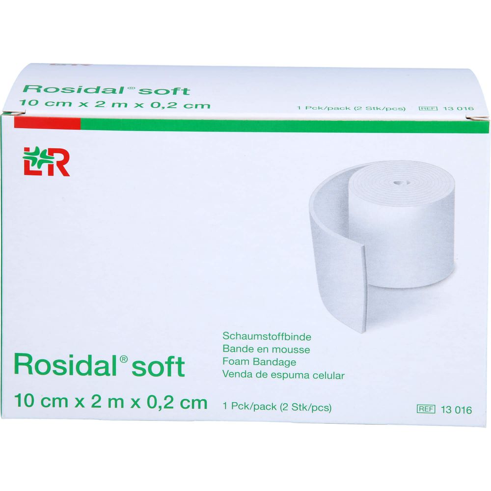 RAUSCH ROSIDAL Soft Binde 10×0,2 cmx2 m