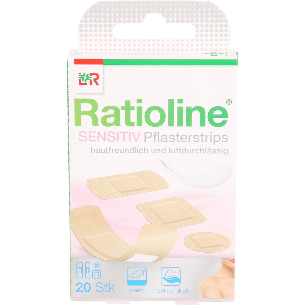 RAUSCH RATIOLINE sensitive Pflasterstrips in 4 Größen