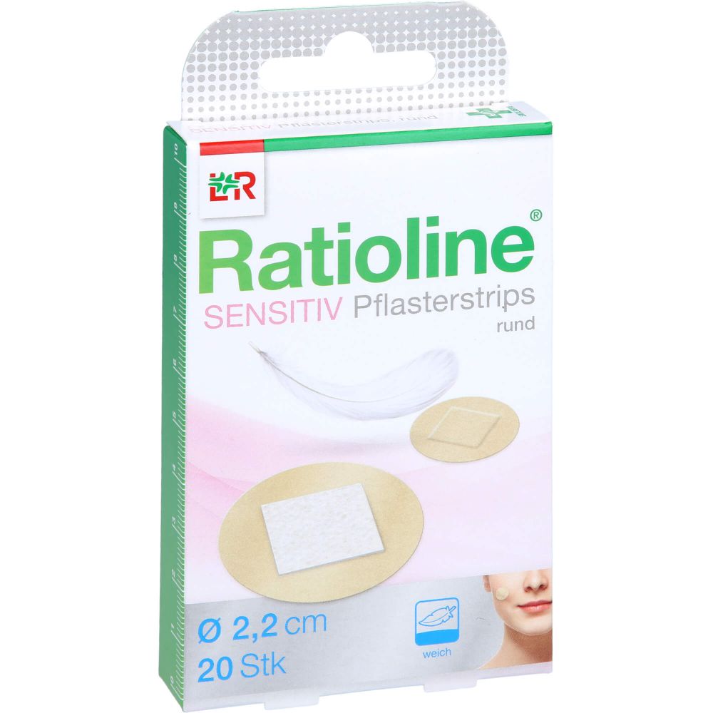 RAUSCH RATIOLINE sensitive Pflasterstrips rund