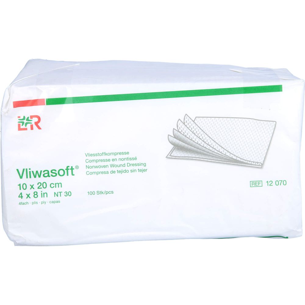 RAUSCH VLIWASOFT Vlieskompressen 10×20 cm unsteril 4l.