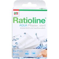 RAUSCH RATIOLINE aqua Duschpflaster Plus 5×7 cm steril