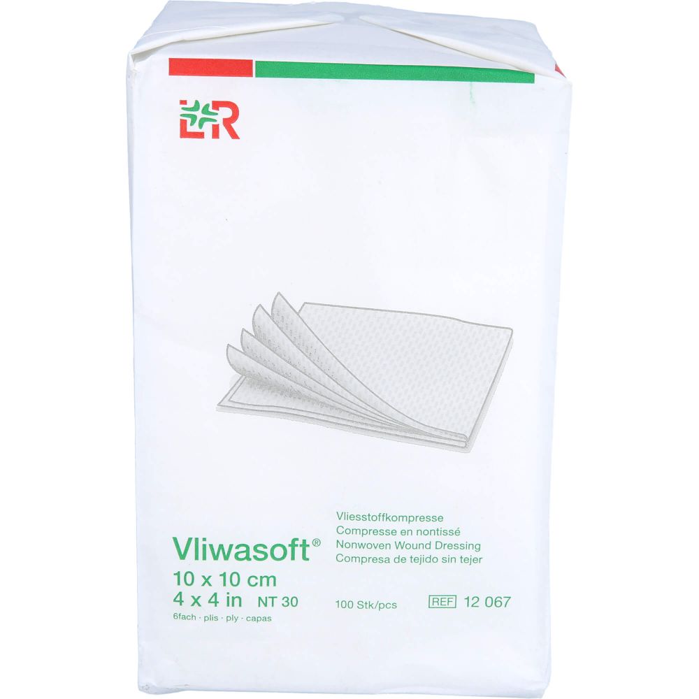 RAUSCH VLIWASOFT Vlieskompressen 10×10 cm unsteril 6l.