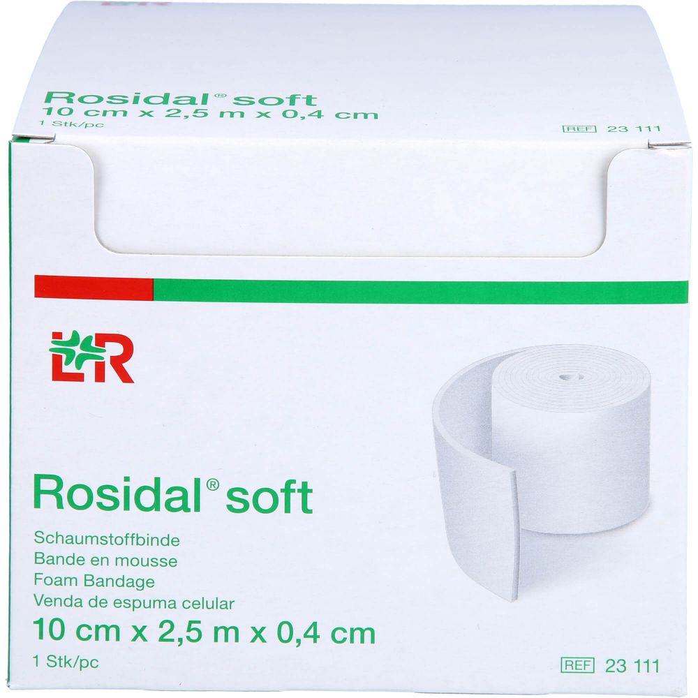 RAUSCH ROSIDAL Soft Binde 10×0,4 cmx2,5 m