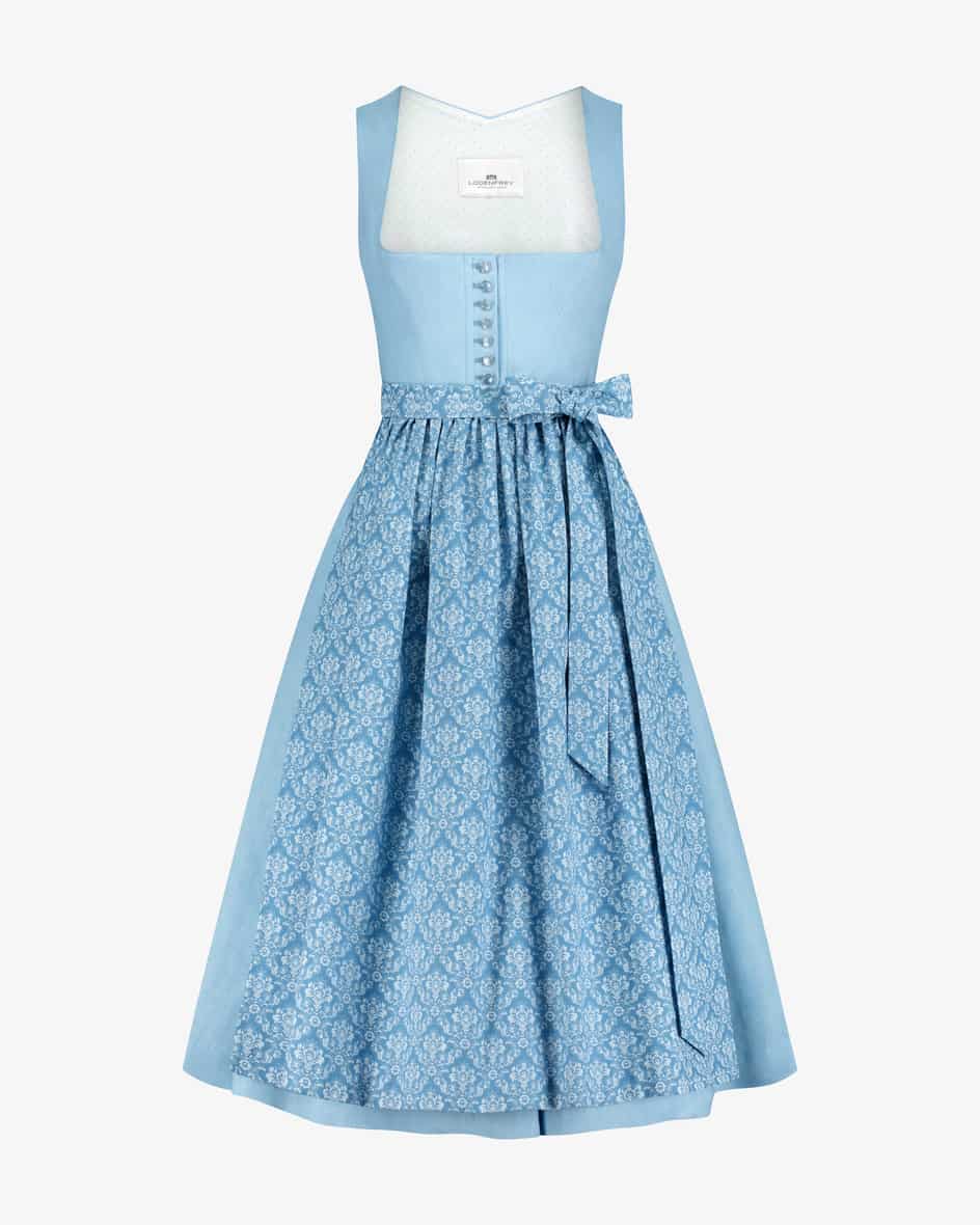 Midi-Leinendirndl mit Schürze für Damen von LODENFREY München 1842 in Hellblau.Das Modell besticht dank der Leinen-Verarbeitung sowie der.... Mehr Details bei Lodenfrey.com!