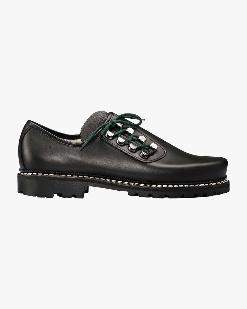 Berchtesgaden Haferlschuhe für Herren von Meindl in Schwarz und Dunkelgrün. Die traditionelle Aufmachung der Schuhe aus edlem Rindbox-Glattleder wird.... Mehr Details bei Lodenfrey.com!