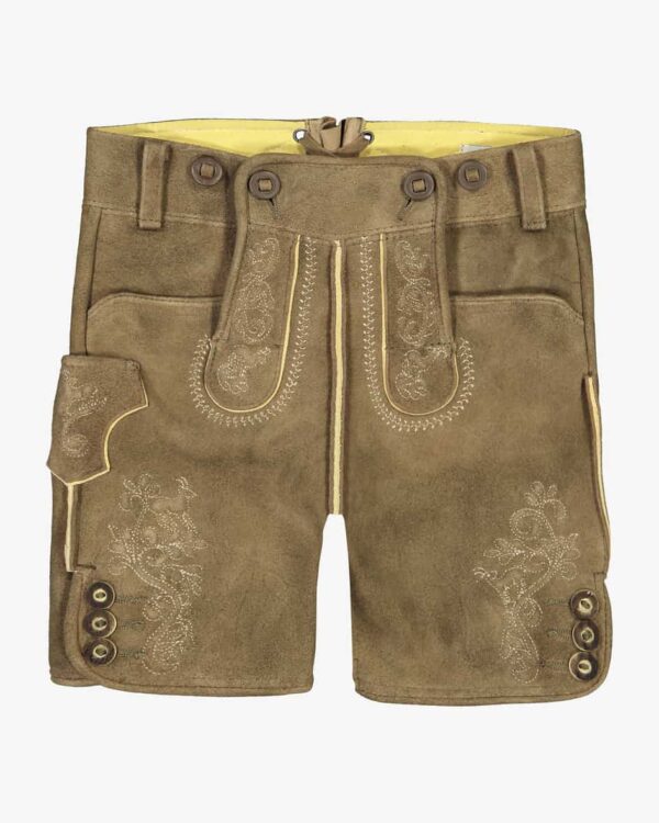 Loisachtal Lederhose kurz für Jungen von Meindl in Inka. Das Modell aus weichemZiegenleder überzeugt durch zeitlose Optik und traditionellen Details.... Mehr Details bei Lodenfrey.com!