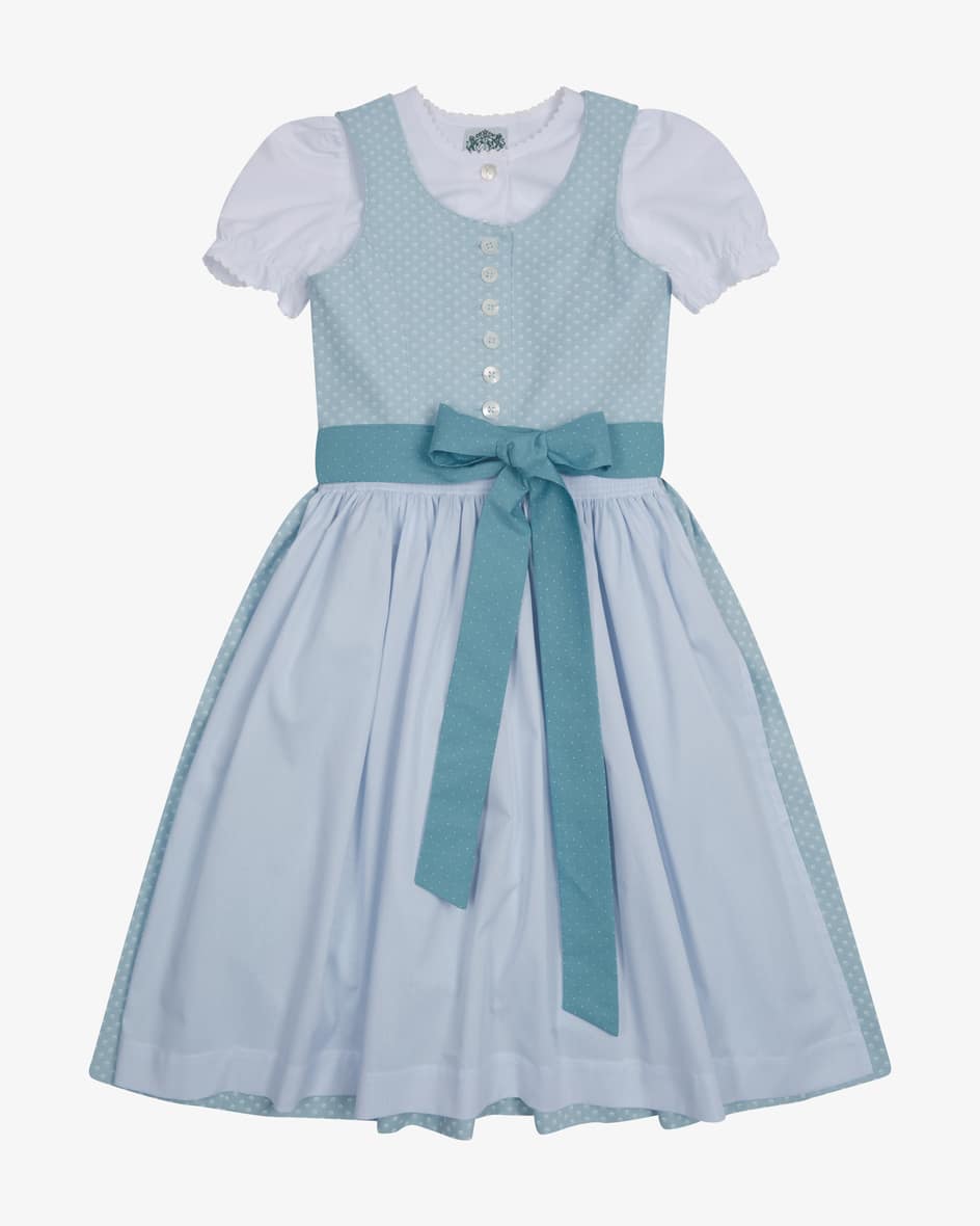 Hammerschmid  – Bergsee Dirndl mit Bluse und Schürze | Unisex (98)