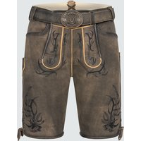 Lederhose Nikas mit Gürtel